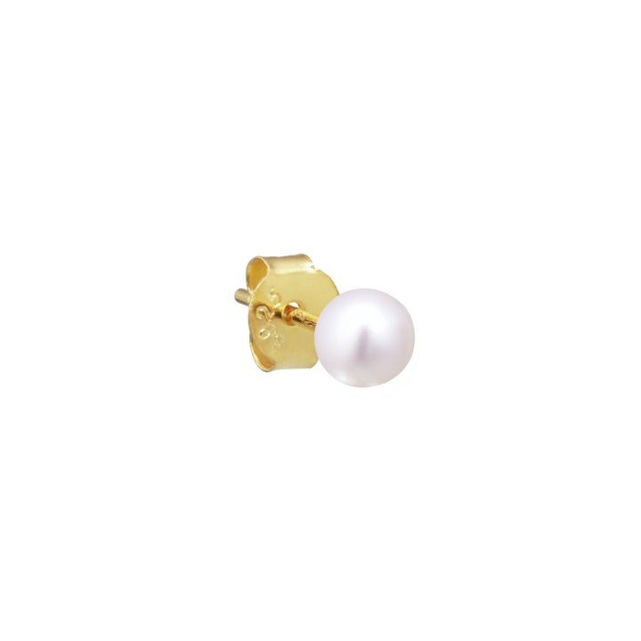 Sola 18K Forgyldt Stud m. Perle