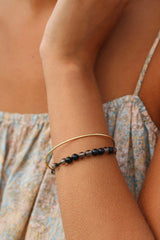 Inner Peace Balance 18K Gold Bracelet w. Diamond