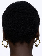 Splash Small Gold Plated Hoops