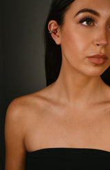 Starry 14K Gold Ear Cuff w. Diamond