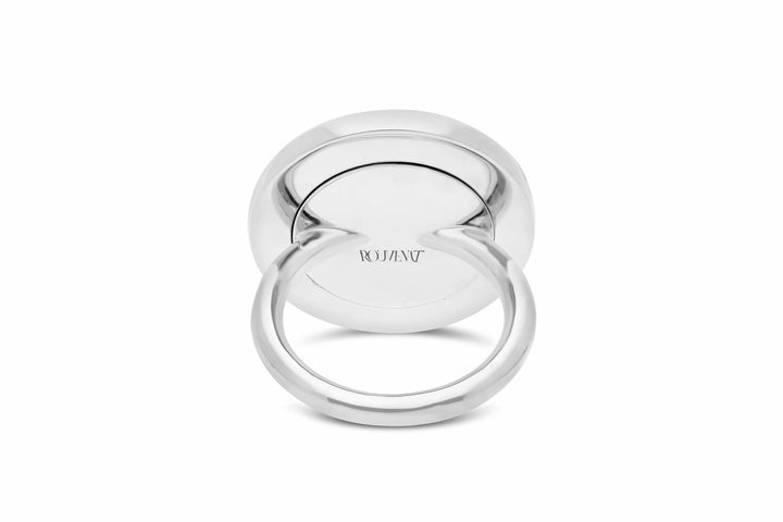 Tag Tanzanite 18K Silver & Rose Gold Ring w. Tanzanite