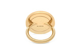 Tag Diamond 18K Gold Ring w. Diamonds
