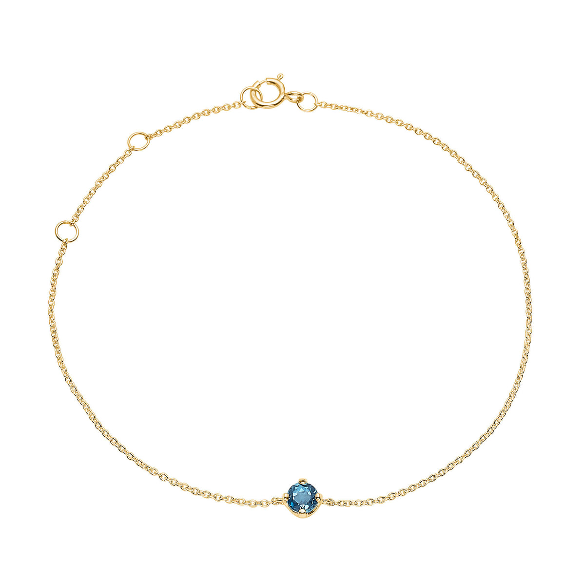 My Precious - Rainbow 10K Gold Bracelet w. Topaz
