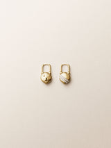 Ted 14K Guld Huggie m. Lab-Grown Diamanter