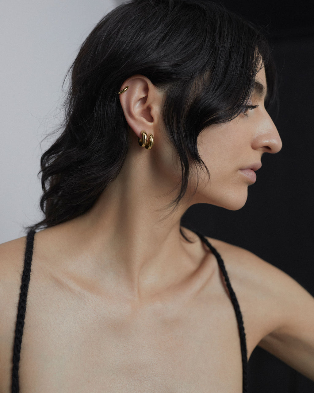 Tempelhofer Gold Plated Hoop