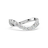 Little Noor 14K Whitegold Ring w. Diamonds
