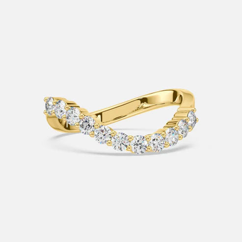 Little Noor 14K Gold Ring w. Diamonds