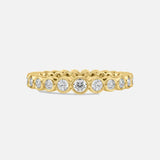 Raha 14K Goldring W. Diamanten