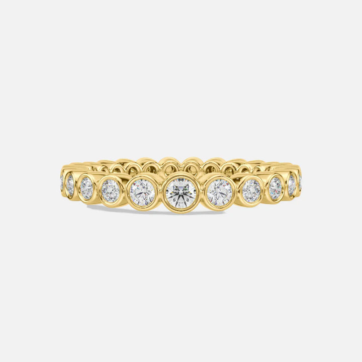 Raha 14K Gold Ring w. Diamonds