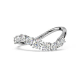 Zoya 14K Whitegold Ring w. Diamanten