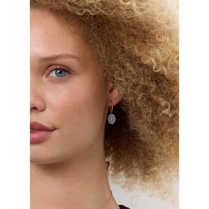 Anhänger aus 10K Gold I Aquamarin