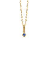 Prism 10K Gold Pendant w. Sapphire