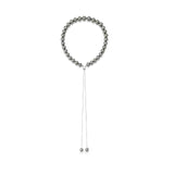 Transformable 18K Whitegold Necklace w. 50 Tahiti Pearls