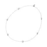 Transformable 18K Whitegold Necklace w. Akoya Pearls