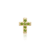 Lady Luck Green Chrome Diopside 10K Gold Stud