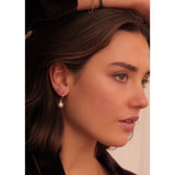 My Precious - Rainbow 10K Gold Stud w. Topaz