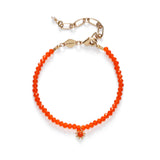 Tangerine Dream Gold Plated Bracelet w. Beads