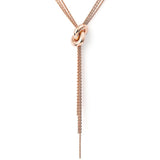 The Legacy Knot 18K Rosegold Necklace