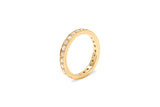 Amore die Ewigkeit, mutig 18k Gold Ring w. Diamanten
