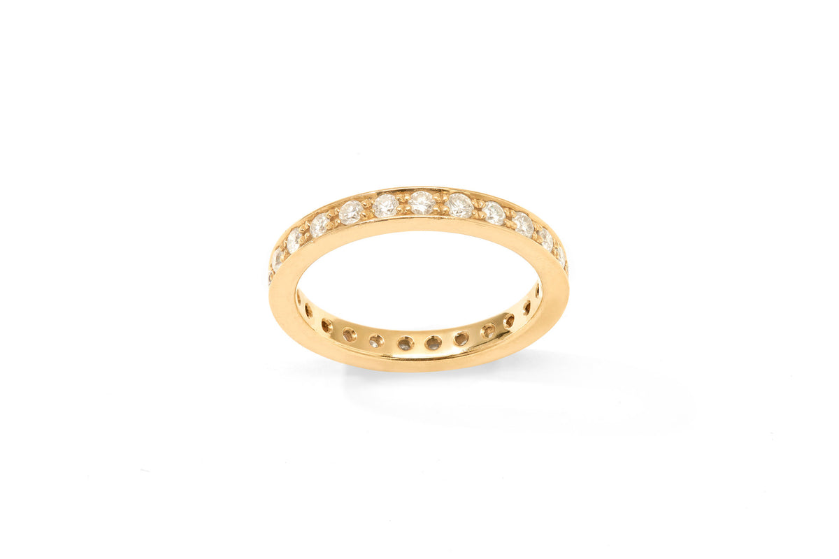 Amore The Eternity Bold 18K Guld Ring m. Diamanter