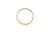 Amore The Eternity Classic Half 18K Rosegold Ring w. Diamonds