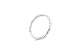 Amore The Eternity Classic Half 18K Whitegold Ring w. Diamonds