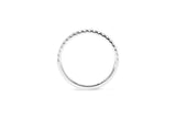 Amore The Eternity Classic Half 18K Whitegold Ring w. Diamonds