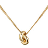 The Legacy Knot Big 18K Gold Necklace
