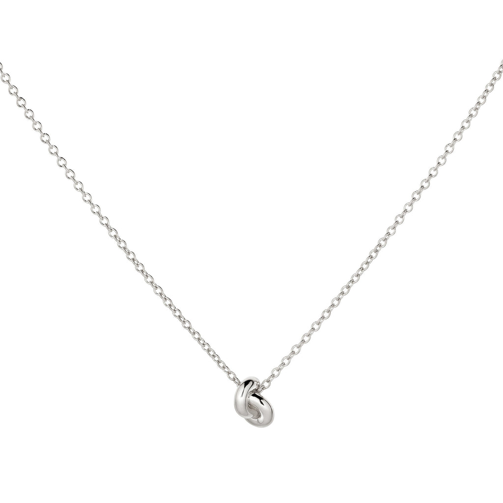 The Legacy Knot Mini 18K Whitegold Necklace