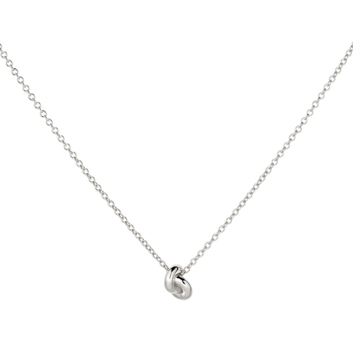 The Legacy Knot Mini 18K Whitegold Necklace