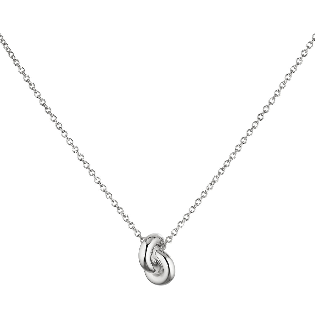 The Legacy Knot Small 18K Whitegold Necklace
