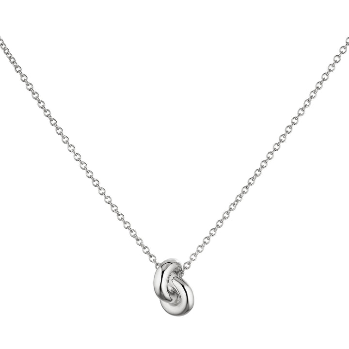 The Legacy Knot Small 18K Whitegold Necklace