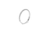 Amore The Luxury Half 18K Whitegold Ring w. Diamonds