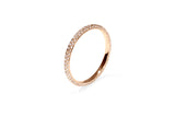 Amore The Luxury 18K Rosegold Ring w. Diamonds