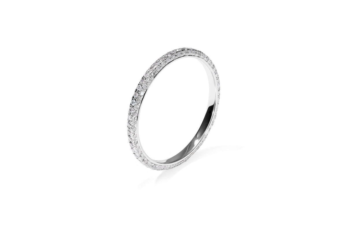 Amore The Luxury 18K Whitegold Ring w. Diamonds