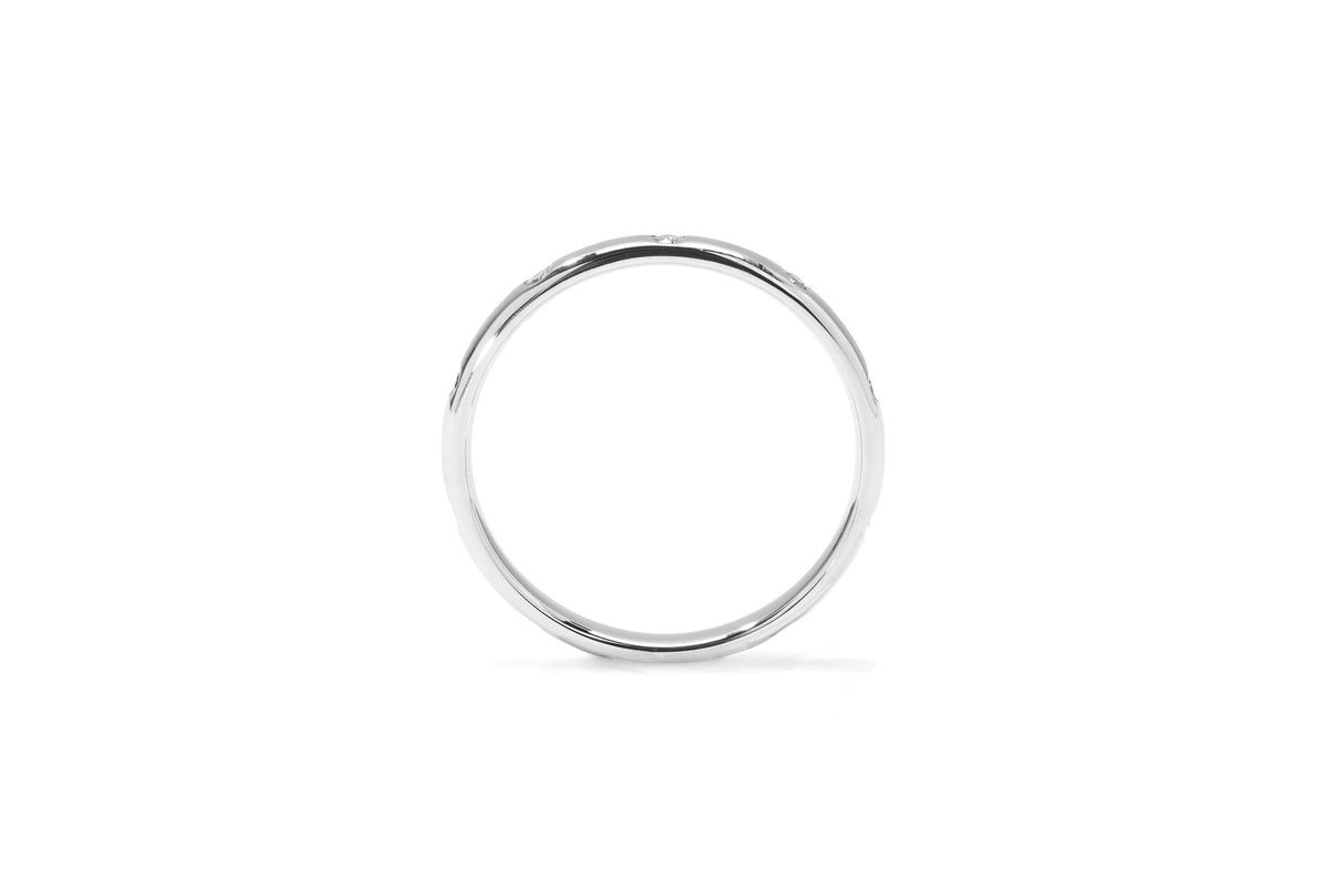 Amore Star Eternity 18K Whitegold Ring w. Diamonds