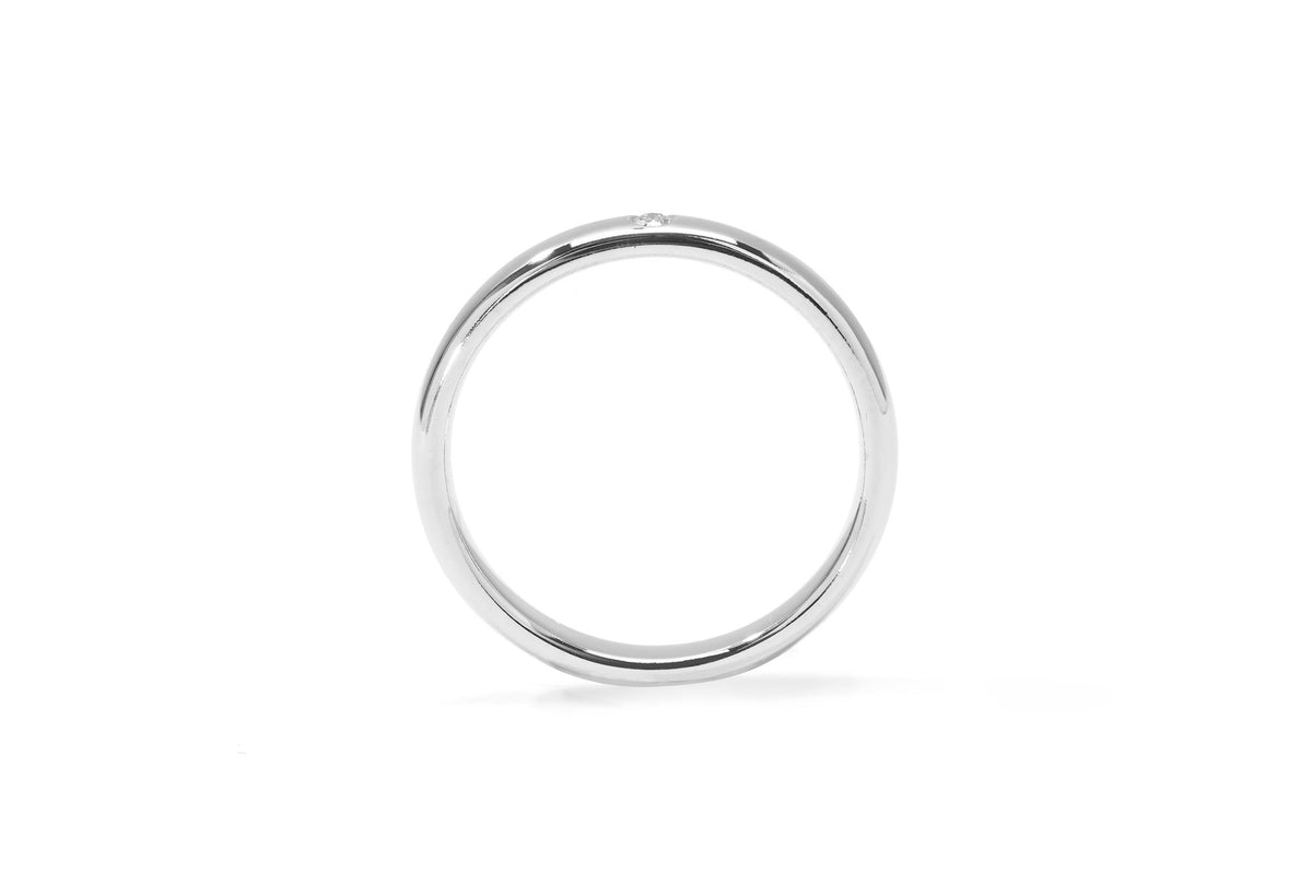 Amore Star 18K Whitegold Ring w. Diamond