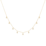 Tiny Star Halskette aus 18K Gold mit Diamant