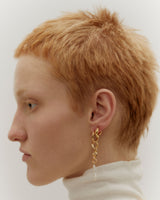 Tornado Gold Plated Earring