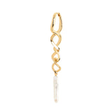 Tornado Gold Plated Earring