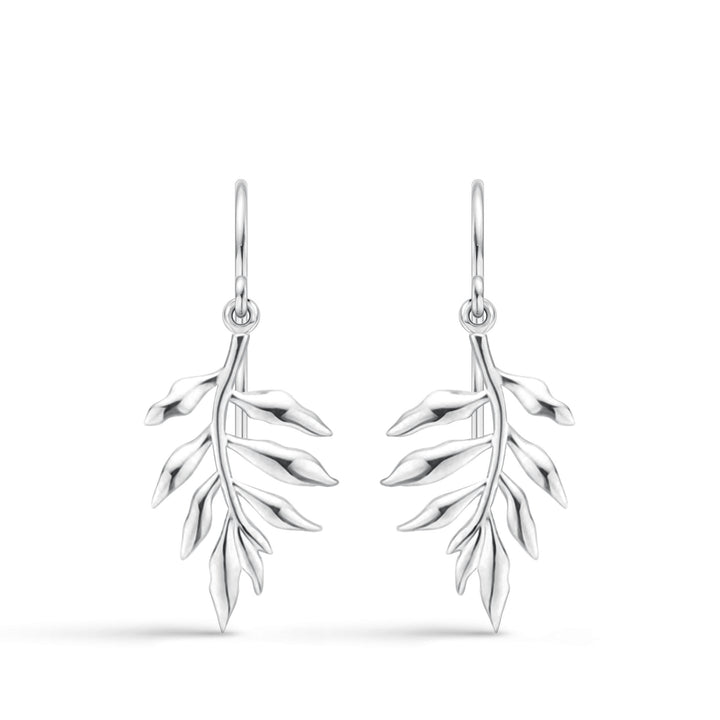 Tree of Life 18K Whitegold Earrings