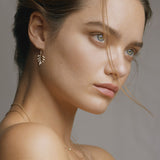 Tree of Life 18K Whitegold Earrings