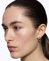 Tryvann Pillow Gold Plated Earrings