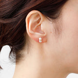 Twin Pearl M 18K Gold Earring