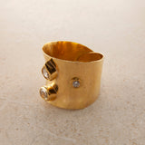 Halle Berry 18K & 22K Gold Ring w. Diamonds