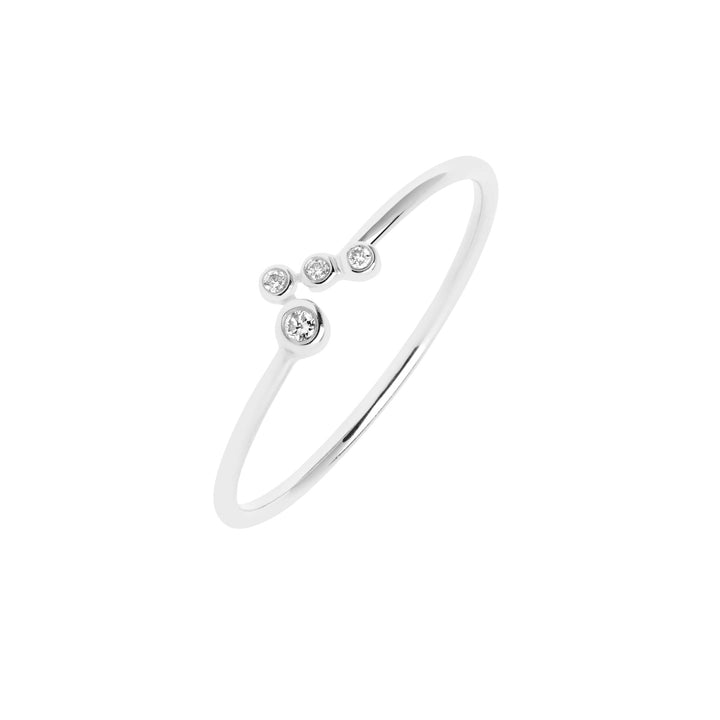 Valerie 14K Hvidguld Ring m. Lab-Grown Diamanter