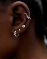 Marilyn 14K White Gold Stud w. Lab-Grown Diamond