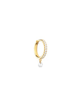 Vivre 14K Gold, White Gold or Rose Gold Huggie w. Diamonds
