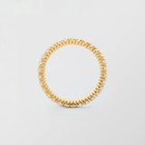 Bonnie Full Eternity 18K Gold Ring w. Diamonds