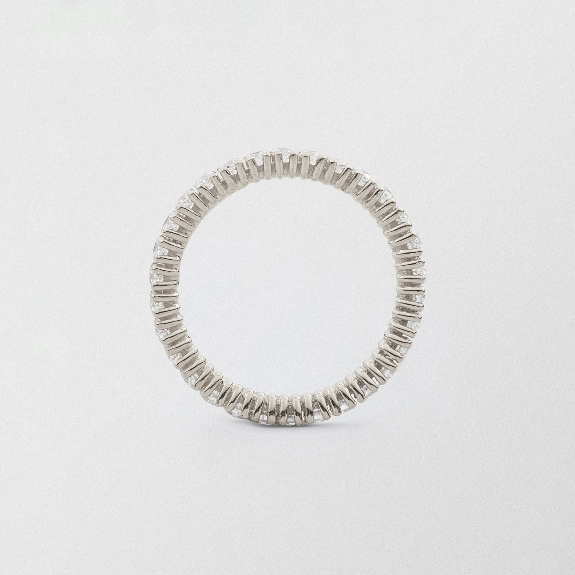 Bonnie Full Eternity 18K Whitegold Ring w. Diamonds